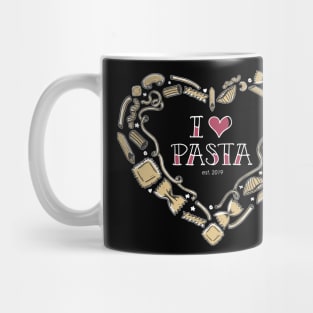 I Heart Pasta Shirt for Dark Shirts Mug